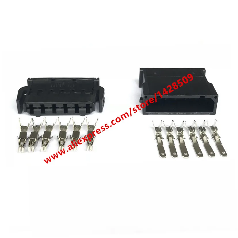 1 Set 6 Pin Automotive Connector 1-1670920-1 Auto Electrical Plug 893 971 996 893 971 636 For VW