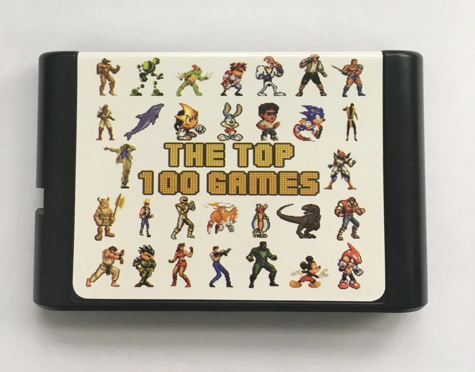 خرطوشة ألعاب 126 في 1 لجهاز Sega Genesis ووحدة التحكم MegaDrive