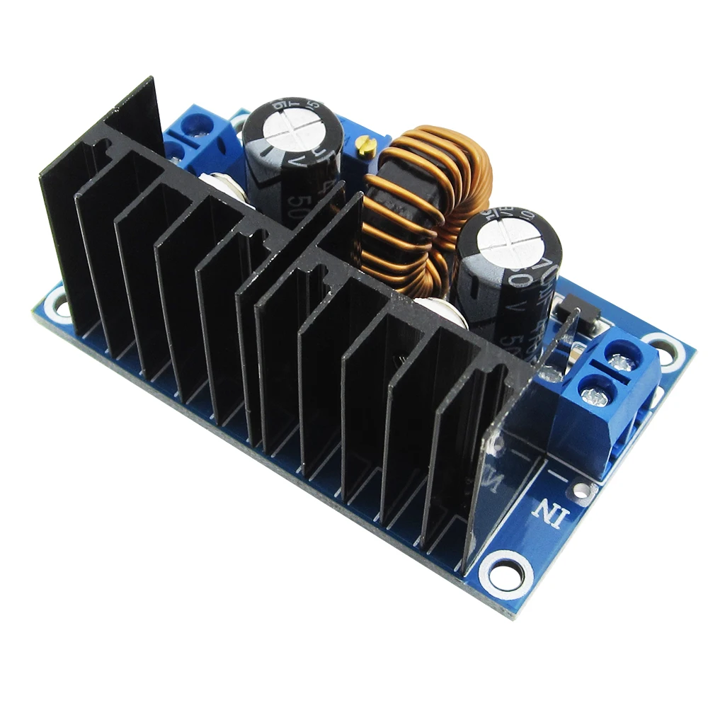 HAILANGNIAO 10pcs XL4016 PWM Adjustable 4-36V To 1.25-36V Step-Down Board Module Max 8A 200W DC-DC Step Down Buck Converter