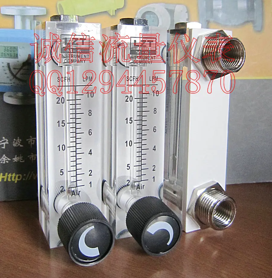 LZT-6T adjustable gas flow meter 1~10LPM 2~20SCFH flowmeter air