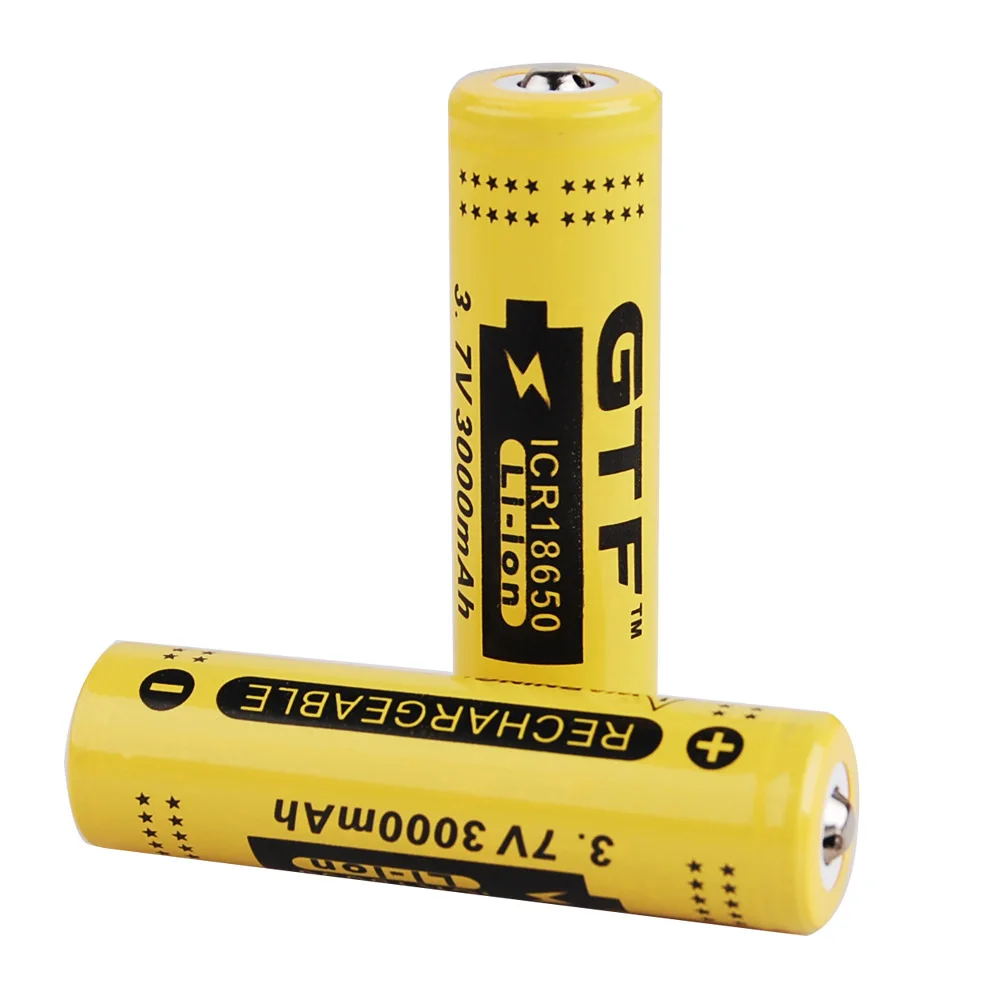 18650 Batteria 3.7V 3000mah Batteria ricaricabile agli ioni di litio per torcia a LED torcia giocattolo accumulatori Batteria al litio ad alta capacità