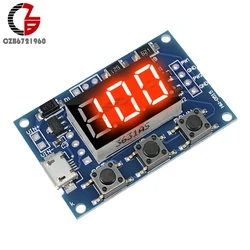 Micro USB DC 2CH Adjustable PWM Signal Generator Duty Cycle Pulse Frequency Module Digital LED Display Tube DC 5V 12V 24V DIY