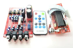 YJ 5.1 M62446 pre-amp board+Volume wireless control controller 6-channel