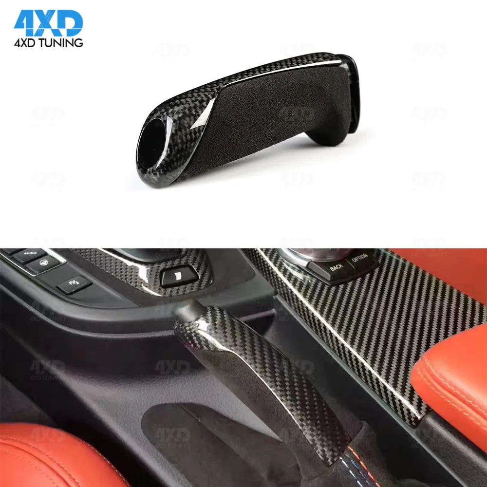 

F36 M4 Carbon handbrake Trim For BMW F30 F20 M3 F80 F32 F34 F82 F83 1 SERIES Controler parking handbrake Part trim Replacement