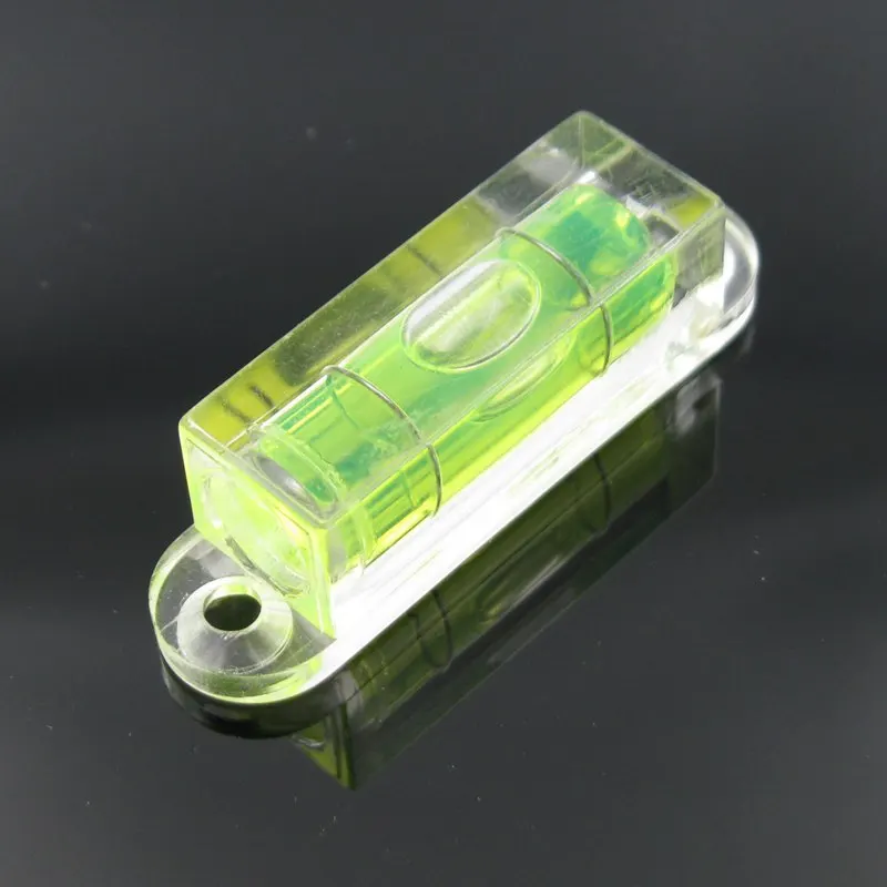 HACCURY Acrylic Square Level Bubble Mini Spirit Level Bubble with ears