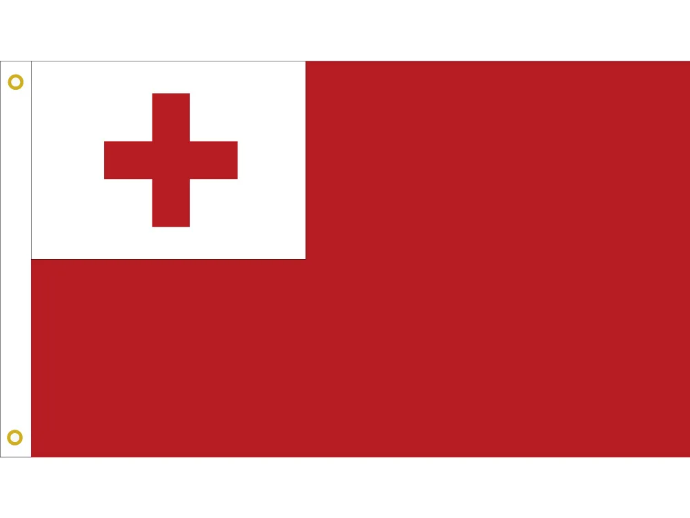 Tonga National Flag 90*150cm 3x5ft Banner Polyester For  Sports meeting National Day Banner and flag decoration/national flag