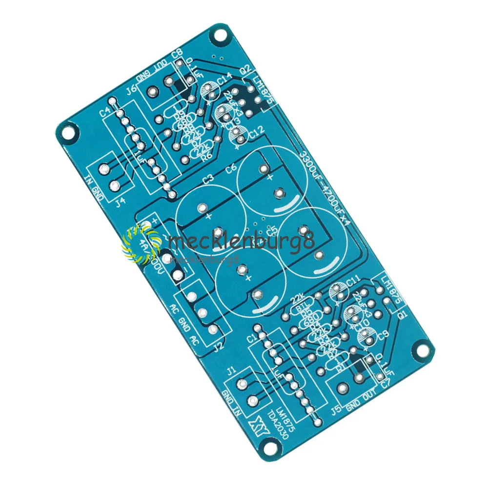 LM675 LM1875T TDA2030 TDA2030A audio printed circuit board power amplifier do-it-yourself board