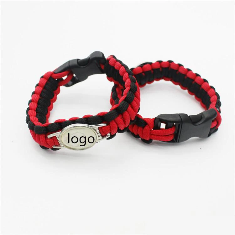 Custom-baseball Football Paracord Survival Outdoor Camping Sports Bracelet Friendship Rope 550 7 Bracelets For Women Men Jewelry