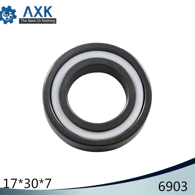 

6903 Full Ceramic Bearing ( 1 PC ) 17*30*7 mm Si3N4 Material 6903CE All Silicon Nitride Ceramic 6903 Ball Bearings