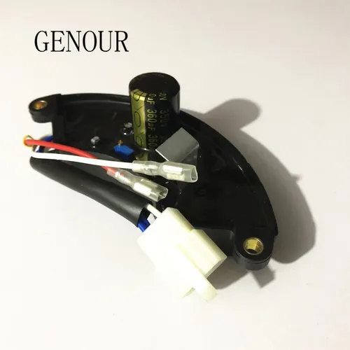 Imagen 2 del producto CQJY AVR para generador de gasolina KM6500 monofásico de 5kW, regulador de voltaje automático, piezas de generador, 350V, 360uf, alta calidad