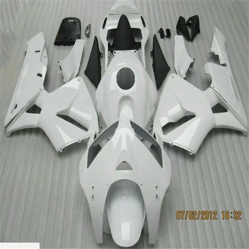 km new white black fairing kits for CBR600RR 03 04 F5 CBR 600RR 03-04 CBR600 RR 2003 2004 silver black fairings