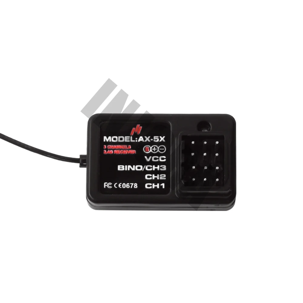 INJORA 2.4G 3CH RC Car Boat Receiver for AUSTAR AX5S RC Transmitter Controller