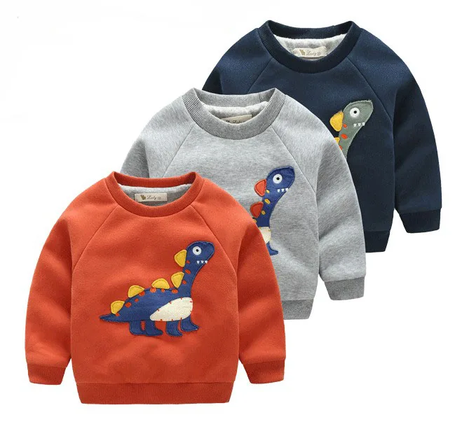 

2022 New Winter Kids Thick cotton Coat Fashion Cartoon Monster Jacket sweatshirts Baby Boys girl Outerwear Warm children clothes