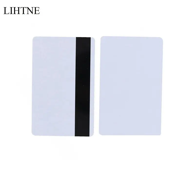 100PCS 2750 OE Hi-Co Magnetic Stripe Card 3 Track Blank PVC Magnetic Cards