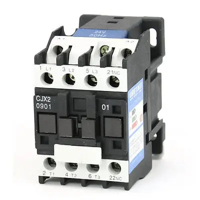 

CJX2-0901 AC Contactor 24V 50Hz Coil 9A 3-Phase 3-Pole 1NC