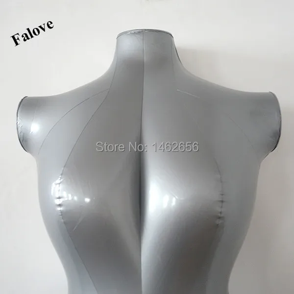 New Arrival! High Level Unbreakable Plastic Female Mannequin Torso Inflatable For Swimwear/t shirt/wigs Display