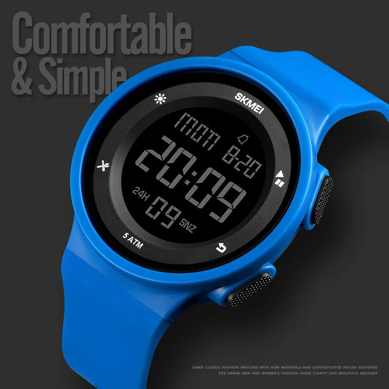 SKMEI 1445 Children Digital Watch Brand Simple Chronograph Sport Wristwatch Waterproof Electronic Watches Gift For Kids