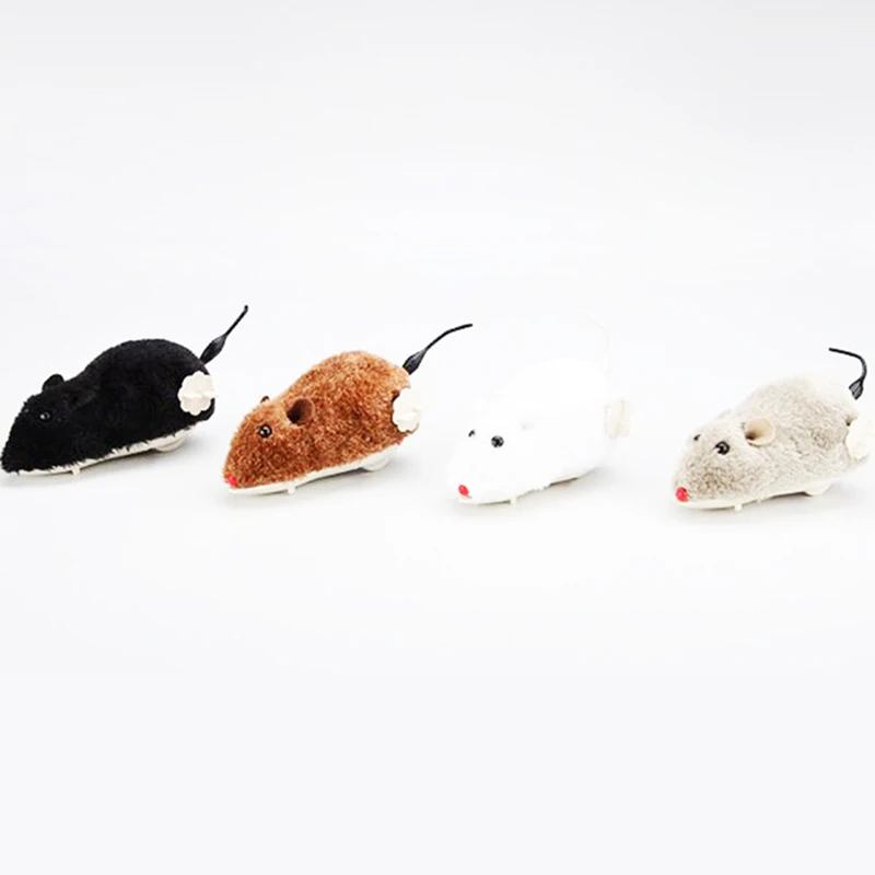 Pet Cats Toys Winding Mechanism Toy Mouse Popular Cat Interactive Entertainment Mechanical Movement Mouse Random Color