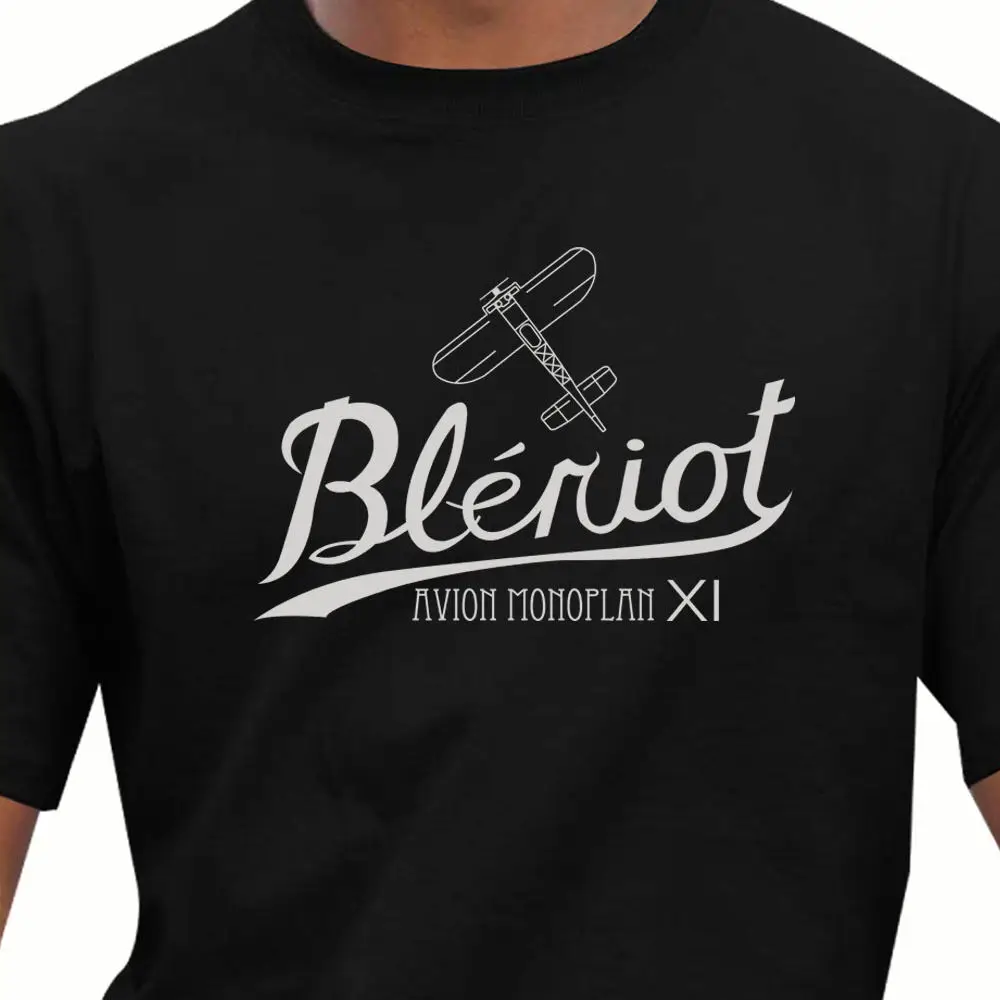 

Aeroclassic Vintage Bleriot Xi Monoplane Aircraft T-Shirt 2019 New Funny Casual Men'S Streetwear Short Sleeve T Shirt Designer