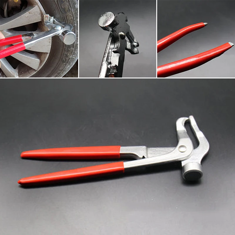 Heavy Duty Remover Balancer Wheel Balance Weight Plier Hammer Cutter Tire Tool