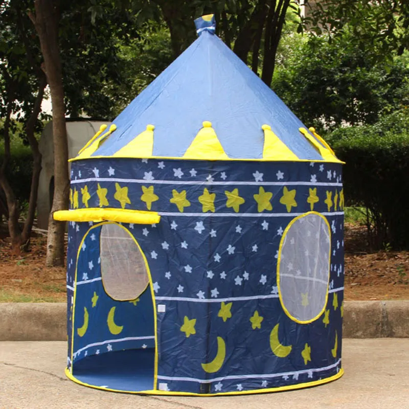 7 Styles Princess Prince Play Tent Portable Foldable Tent Children Boy Castle Play House Kids Outdoor Toy Tent