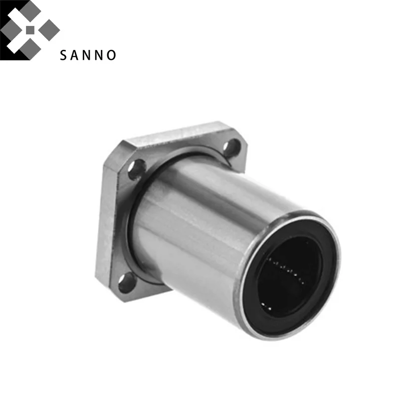 LMK50UU/LMK60UU nhiệm vụ nặng nề bóng loại mặt bích núi tuyến vòng bi LMK-UU tuyến tính bush với vuông kẹp