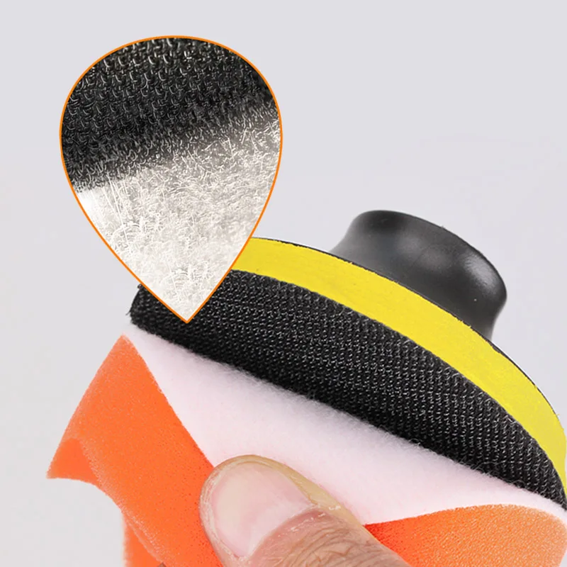 Éventuelles TA-Plaque de support de voiture, tampon de support de planche de polissage, crochet et boucle, taille et ensembles sélectionnés, 3 po, 4