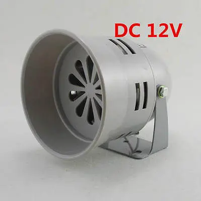 

DC12V DC24V AC220V 130dB Gray MS-290 Mini Plastic Industrial Alarm Sound Motor Siren