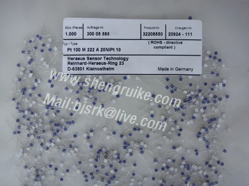 

1000PCS Per Lot Hereaus Class A Pt100 Thin Film Elememnt Hereause brand 0.15 Accuracy Germany Origin