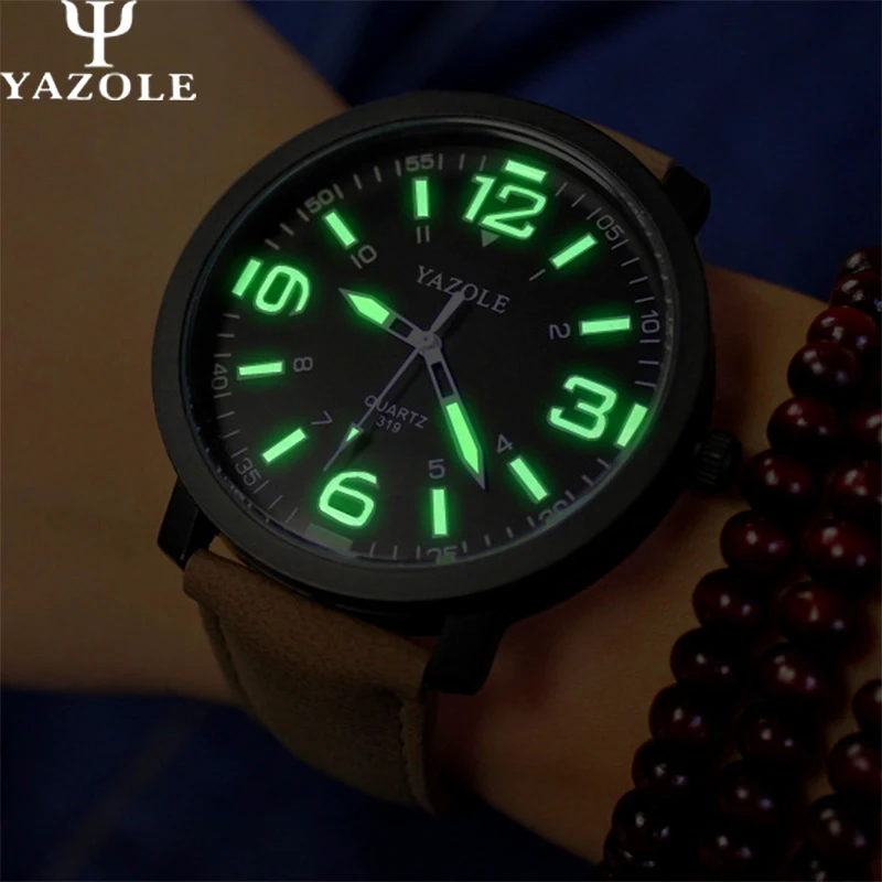 YAZOLE Ceasuri Watches Men Watch Top Brand Luxury hodinky Male Clock Fashion Men Luminous Quartz Wristwatch reloges hombre Saat