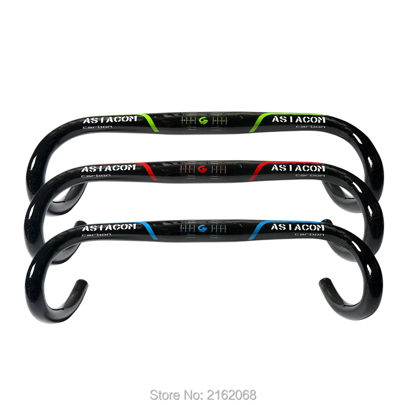 

Newest lightest ASIACOM Road bike UD full carbon fibre handlebar round tube design bicycle bent bar 31.8*400/420/440mm Free Ship