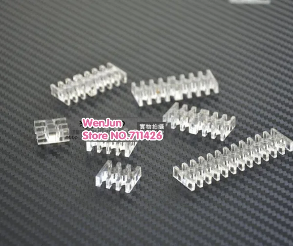 50pcs Acrylic SATA  IDE 4pin 6pin 8pin 6p+6p 8p+8p 8p+6p 24pin Cable Combs for 18AWG sleeved Cables mainboard video card cord