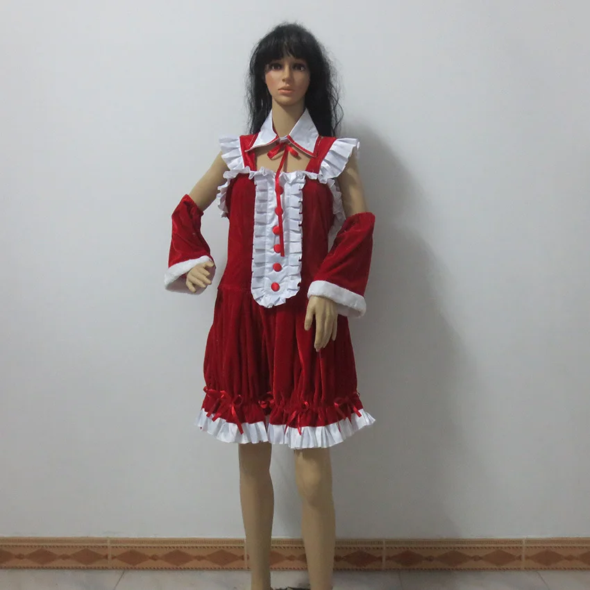 Nitro Super Sonic Super Sonico Christmas Style Cos Party Halloween Uniform Outfit Cosplay Costume Customize Any Size