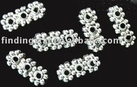 

FREE SHIPPING 600Pcs Tibetan silver 3 holes spacer bar A794