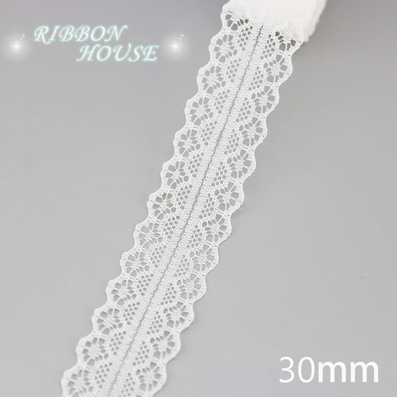 (10 yards/roll) 30mm lace fabric Webbing Decoration Love gift packing Material