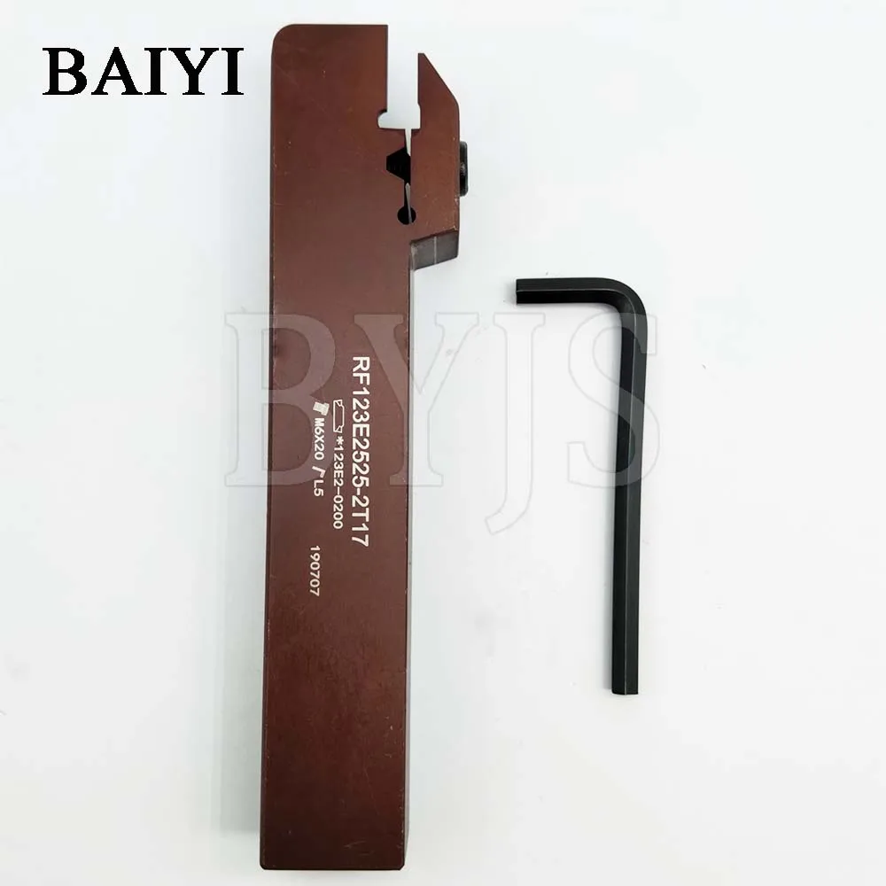 مخرطة أداة RF123E15-2525B حامل RF123E2525-2T17 CNC تحول أداة دعوى مخرطة مملة بار ل N123E2-0200 2 مللي متر الحز إدراج