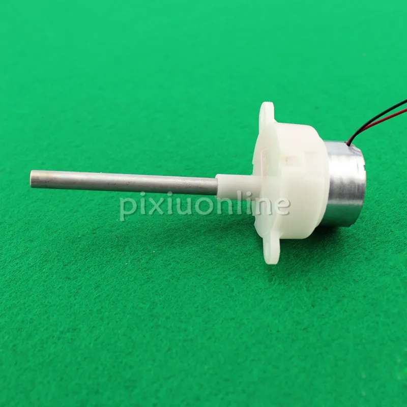 1pc J210 Round White 300 Gear DC Motor Long Blind Hole Shaft fit Solar energy Low Speed and Mute DIY Motor