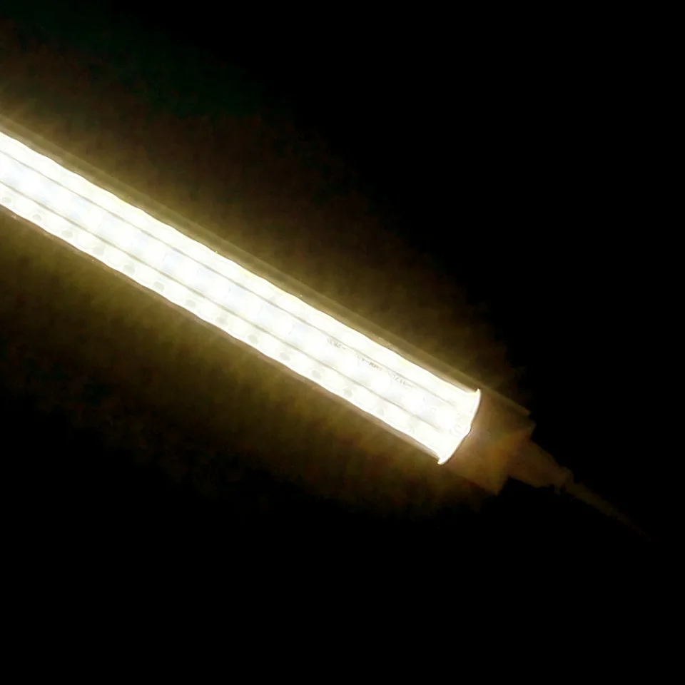 Energiesparende T8 Integrierte Led-röhre Lampe 220V 2000lm FÜHRTE Schlauch Lampen 20W 96Leds Led Wand Lampe V-Form Led Leuchtstoffröhre Licht 20W