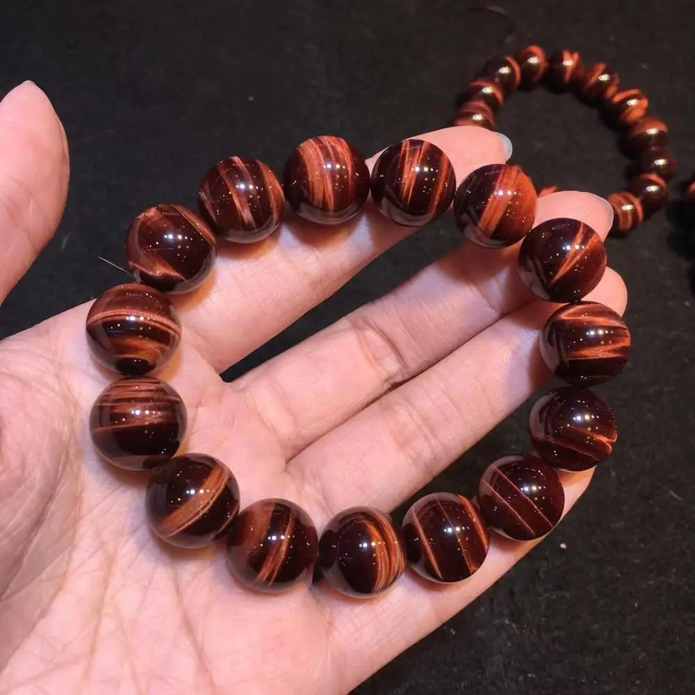 

AAA grade red tiger eye beads bracelet natural gemstone jewelry bracelet for man for gift wholesale ! 33034245497