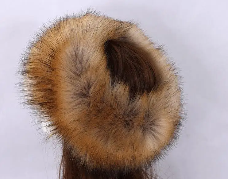 Autumn and winter women's Fashion faux fox fur hat female women's winter faux fur hat cap