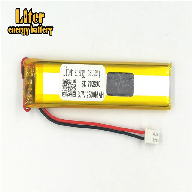 XHR-2P 2.5 2500mAh 352885*2 3.7V in core point reading machine learning story lithium polymer battery 702890