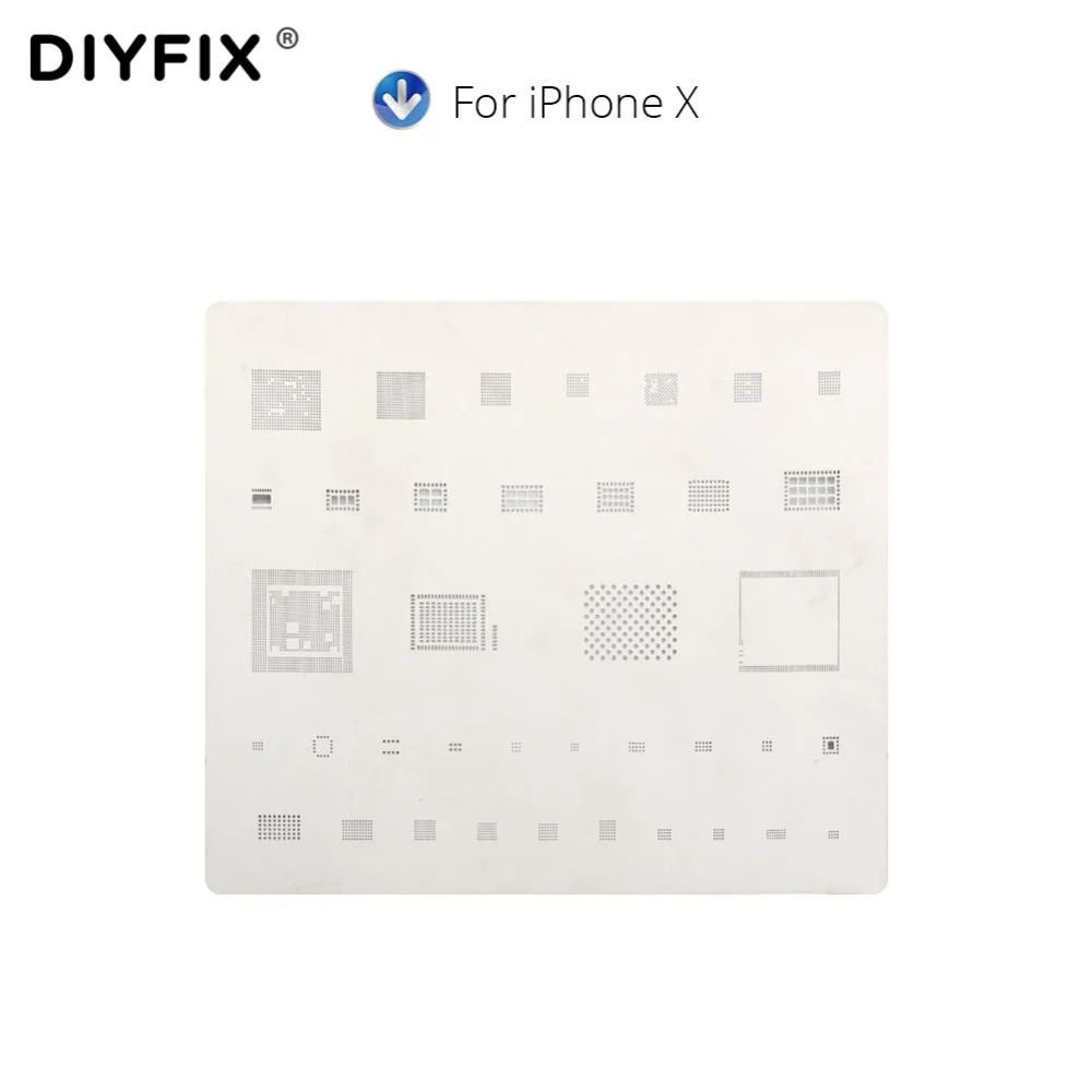 Diyfix placa lógica do telefone ferramenta de reparo para o iphone x 8 plus para ipad placa placa placa placa placa placa placa ic chip solda net aço inoxidável