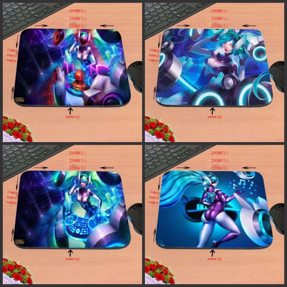 League Of Legends  Top Selling Print Anti-slip New Arrival Customized Rectangular Rubber Mouse Pad Computer PC Nice Gaming