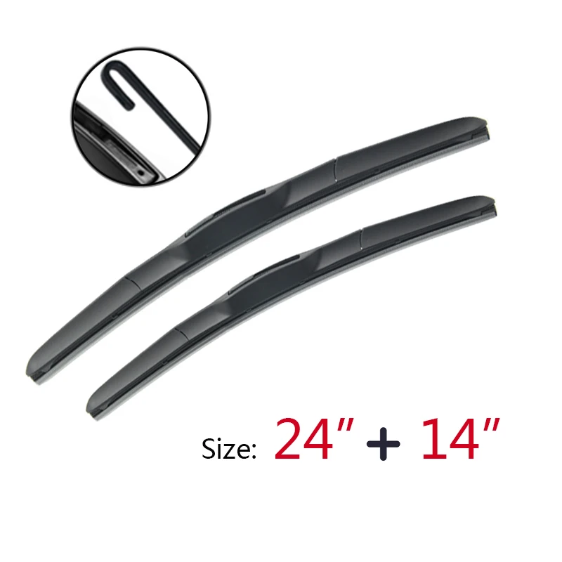 APPDEE Wiper Front + Rear Wiper Blades Set Kit For Nissan Note MK1 2004 2005 -2013 Windshield Windscreen Rear Window 24