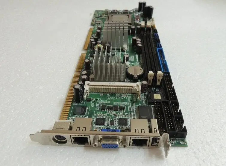 PCI-759  100% OK Original Embedded IPC Board Full-size CPU Card ISA Industrial Mainboard PICMG 1.0 with CPU RAM 2*LAN