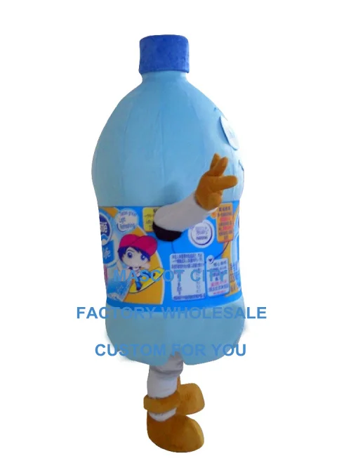 mineral water bottle mascot costume custom cartoon character cosplay adult size carnival costume 3519 image 2