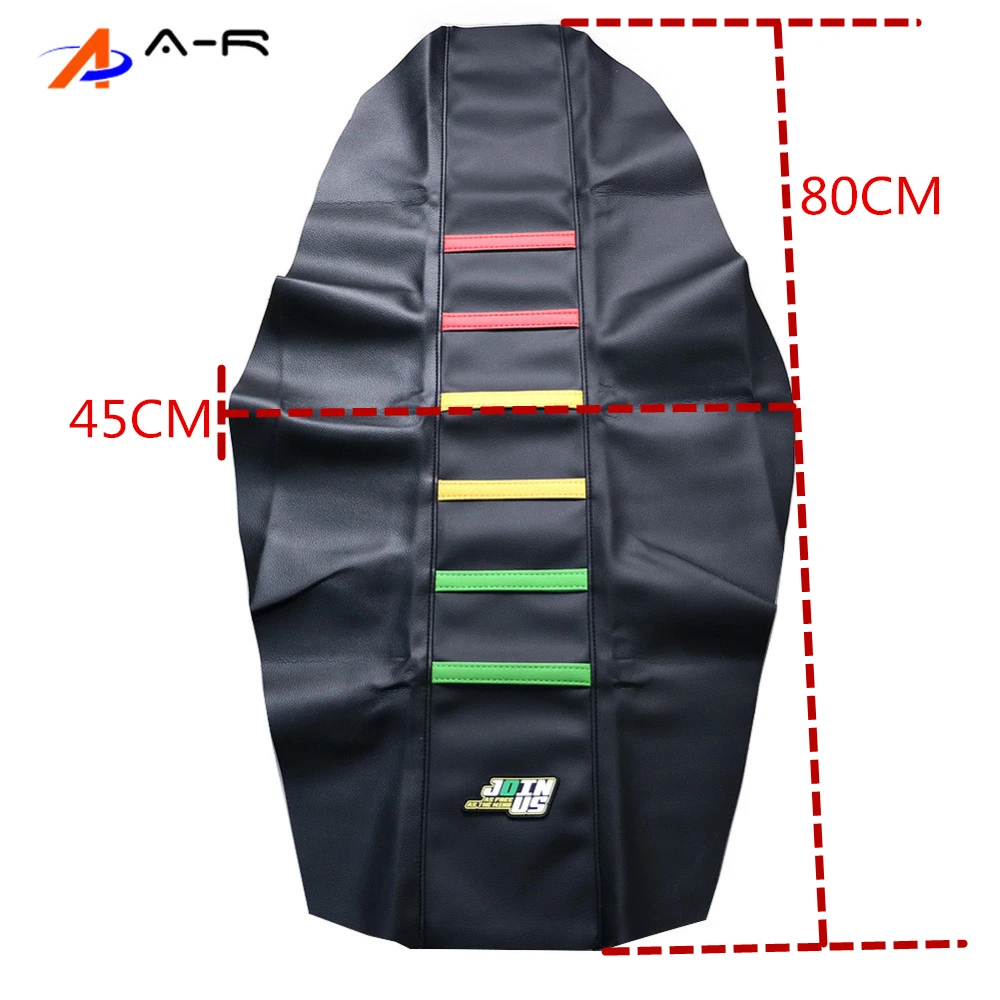 7 Color Pro Ribbed Gripper Soft Seat skin cushion Saddle Cover For Suzuki RM125 RM250 RM85 DRZ400 RMZ250 RM 125 250 85 DRZ 400