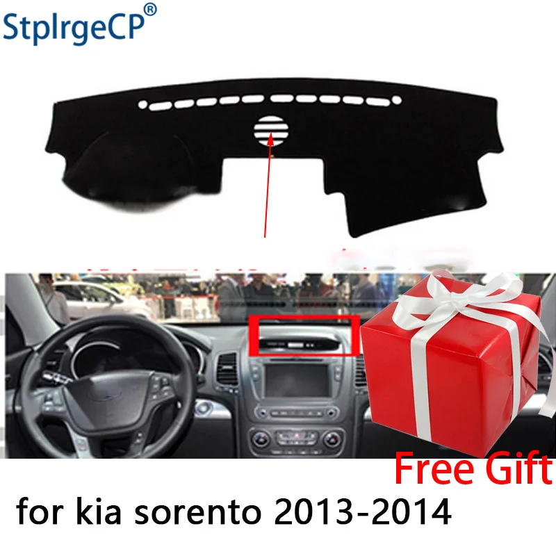 

for Kia sorento 2013 2014 dashboard mat Protective pad Shade Cushion Pad interior sticker car styling accessories