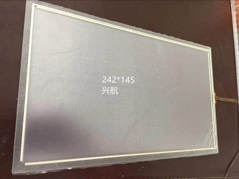 original new smart line TOUCH original four-wire resistance 242 * 145 touch screen glass