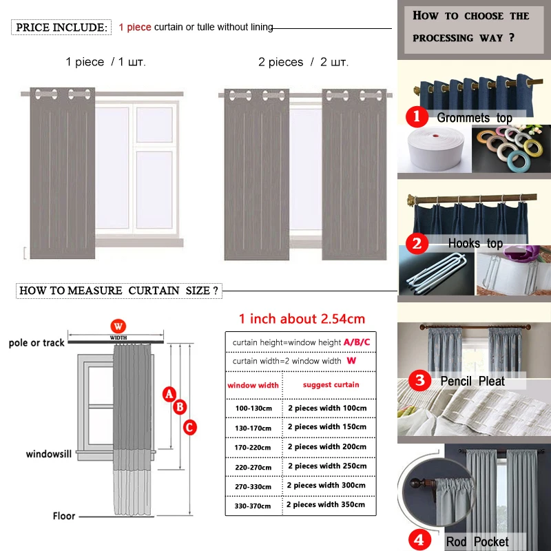 Elegant luxury villa garden embroidered Window curtains for living room bedroom hotel kitchen 4 beautiful luxury curtain colors